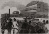Ascot Races: The race-course and grandstand. Berkshire 1846 old antique print
