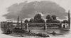 The Richmond, Windsor & Staines railway - the bridge at Richmond. London 1848