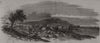 San Francisco, from the south west. California 1850 old antique print picture