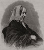 The late Fredrika Bremer. Sweden 1866 old antique vintage print picture