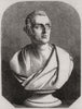 Bust of the late Duke Of Wellington, By E. W. Wyon. Portraits 1843 old print