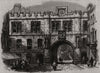 Stonebow. Lincoln 1869 old antique vintage print picture