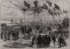 Prince of Wales laying the keystone of the Norfolk County school at Elmham 1873