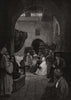 Carpet market, Cairo. Egypt 1888 old antique vintage print picture