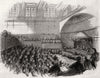 The court of Queen's Bench - the trial. Buildings 1844 old antique print