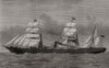 The St. Osyth, of the Orient Line from London to Australia 1874 old print