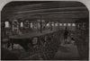 Dining saloon of the Mahrusseh. Egypt 1866 old antique vintage print picture