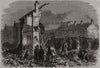 The flood at Sheffield: Searching for the dead at Malin Bridge. Yorkshire 1864