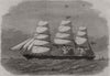 The clipper-ship the Royal Edward, built for the Red Cross Australian Line 1864
