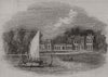 Orleans House, Twickenham; once the residence of Louis Philippe. London 1844