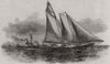 The 1st America's Cup, Cowes, Isle of Wight. The 