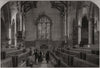 The chapel at Rugby school. Warwickshire 1862 old antique print picture