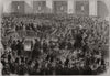 The Bourse, Paris 1867 old antique vintage print picture