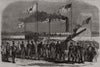 Arrival of the Japanese Embassy at Washington. Washington DC 1860 old print