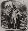 Sicily revolution. Guiseppe D'Angelo, barricade Senate House, Palermo 1860
