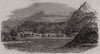 Tigre Island, Gulf of Fonseca. Honduras 1850 old antique vintage print picture