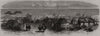 Port & town of Islay, Peru, visited by the earthquake 1868 old antique print