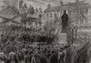 Darlington Railway Jubilee: Unveiling the statue of Joseph Pease 1875 print