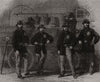 Members of the Coventry Volunteer Fire Brigade. Warwickshire 1862 old print