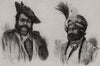 The Maharajah Scindia of Gwalior; the Maharajah of Kashmir 1876 old print