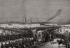 Funeral of the Grand Duchess Marie Nicolaievna at St. Petersburg. Russia 1876