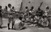 Jephson reading Khedive's letter to rebel officers council, Dufile. Uganda 1890