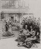 The Grand Hotel, Antwerp. Belgium 1894 old antique vintage print picture