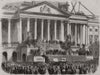 Inauguration of Mr Buchanan, as US President. Washington DC 1857 old print
