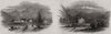 Deeside: The Lochnagar Distillery; the parish church of Crathie. Scotland 1848