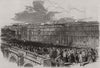 Opening of the High Level Railway Bridge, at Newcastle-upon-Tyne 1848 print