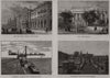 Newcastle-upon-Tyne: Library Museum Tynemouth Pier Swing Bridge 1884 old print