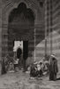Great door of the Mosque El Azhar in Cairo. Egypt 1894 old antique print