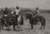 Manipuri polo players and ponies. India 1891 old antique vintage print picture