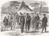 JAPAN. Tycoon's bodyguard, British Quarters, Osaka 1867 old antique print