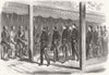 JAPAN. Sir Harry Parkes, Palace, Osaka, Tycoon visit 1867 old antique print