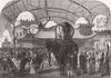 THAILAND. Paris Exhibition. Model Elephant 1867 old antique print picture