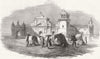 EL SALVADOR. Cathedral of San Salvador 1859 old antique vintage print picture