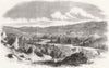 HONDURAS. Comayagua, Capital of Honduras 1859 old antique print picture