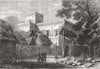 GHANA. King of Ashantee's Palace, Kumasi 1874 old antique print picture
