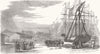 FRANCE. Troops embarking, Marseilles 1854 old antique vintage print picture