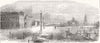 RUSSIA. Place Preobragenskala, Odessa 1854 old antique vintage print picture