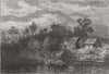 EQUATORIAL GUINEA. Coaling Station, Bioko 1873 old antique print picture