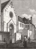 FRANCE. Paray-Le-Monial. Marguerite Marie Alacoque 1873 old antique print