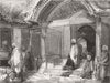 INDIA. Entrance to Mosque, Islamabad, Kashmir 1859 old antique print picture