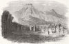 TUNISIA. Temple of Neptune, Zowan, Carthage 1859 old antique print picture