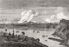 EGYPT. Sultan's Return. Royal Yacht, Bosphorus 1863 old antique print picture