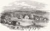 ROMANIA. Residence of Prince Gortschakoff, Bucharest 1854 old antique print