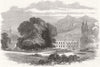 GERMANY. Furstenlager, Duke Hesse-Darmstadt, Auerbach 1862 old antique print