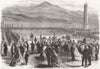 YEMEN. Presentation of Colours to 109 Regiment, Aden 1866 old antique print