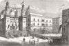ALGERIA. Residence of Emperor, Algiers 1865 old antique vintage print picture